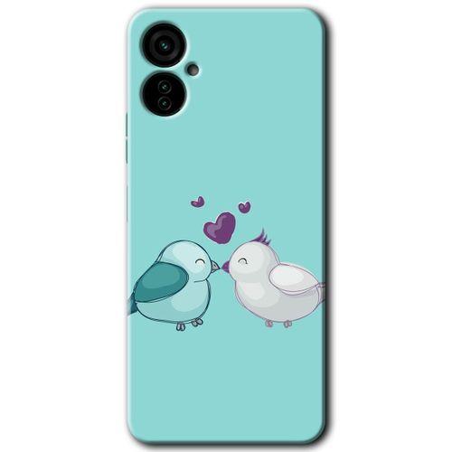 Tecno Camon 19 Neo Kılıf HD Desen Baskılı Arka Kapak - Mutlu Kuşlar