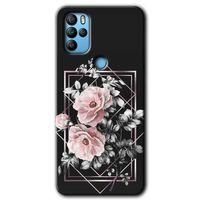 General Mobile GM 21 Pro Kılıf HD Desen Baskılı Arka Kapak - Retro Çiçek 1