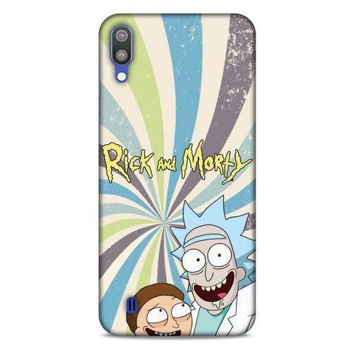 Samsung Galaxy M10 Uyumlu Kılıf Rick And Morty (3) Kapak President Morty