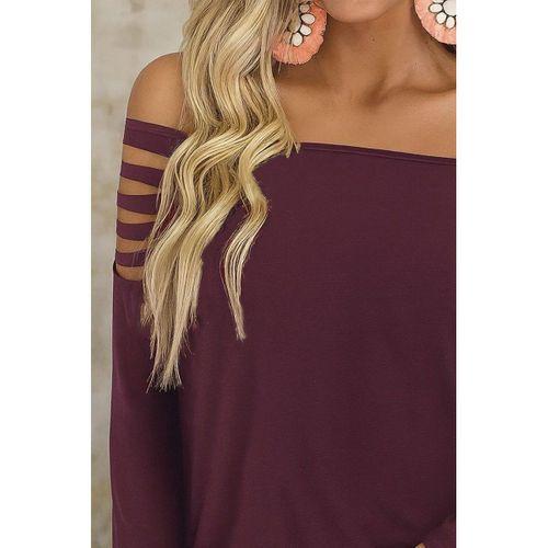 Kadın Uzun Lazer Kesik Detaylı Askılı Viskon Iki Iplik Bluz