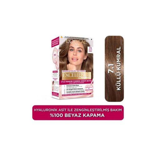 L'Oreal Paris L'Oréal Paris Excellence Creme 7.1 Küllü Kumral Saç Boyası