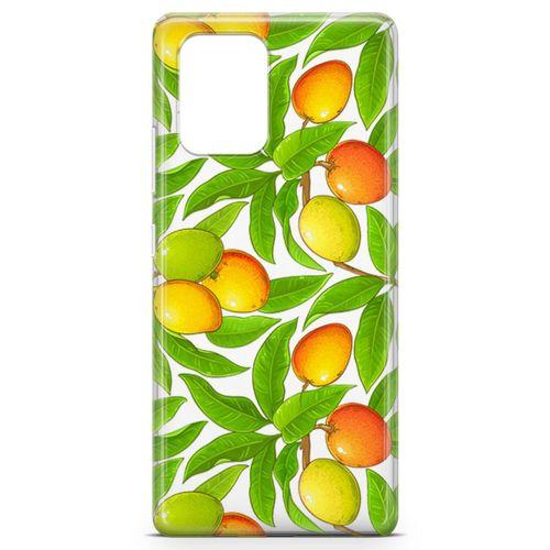 Samsung Galaxy A91 Kılıf Mango Çiçekleri Arka Kapak Koruma Desenli Full Koruyucu