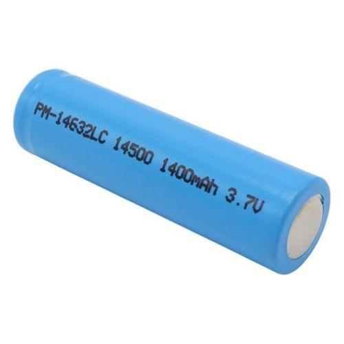 PowerMaster PM-14632 LC 14500 3.7 Volt 1400mAh Şarj Edilebilir EL Feneri Pili (AA Pil İle Aynı Boyutta)