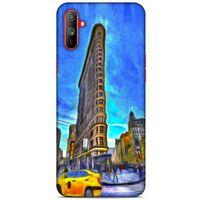 Oppo Realme C3 Kılıf Dünya Mimarisi (7) Telefon Kılıfı Flat Iron New York