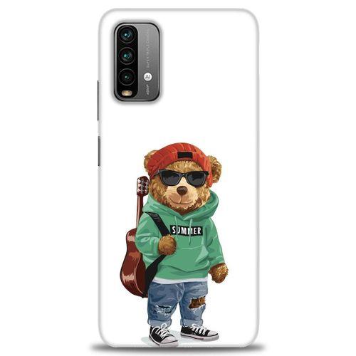 Xiaomi Redmi 9T Kılıf HD Baskılı Kılıf - Teddy Bear + Tam Ekran Koruyucu