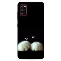 Lopard Samsung Galaxy A41 Uyumlu Kılıf Kediler (50) Shockproof Kılıf Patiler