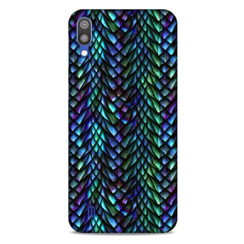 Samsung Galaxy M10 Kılıf Dragons (1) Kılıfı Ejderha Pulları Rainbow
