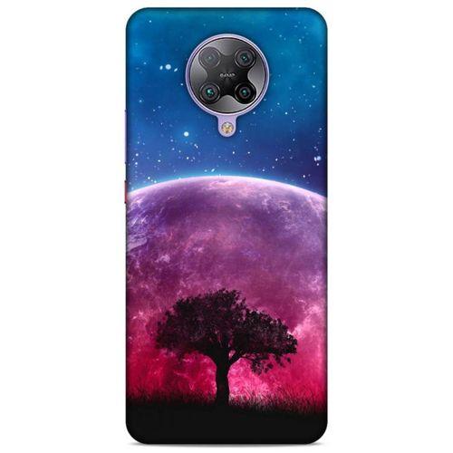 Lopard Xiaomi Poco F2 Pro Uyumlu Kılıf Gece'S (39) Liquid Crystal Kılıf Pembe Ay