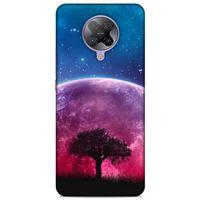 Lopard Xiaomi Poco F2 Pro Uyumlu Kılıf Gece'S (39) Liquid Crystal Kılıf Pembe Ay