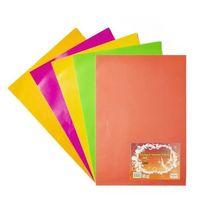 Lino Elişi Kağıdı Yapışkanlı Fosforlu 23X33Cm 5Li - 3 paket