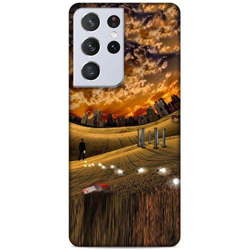 Lopard Samsung Galaxy S21 Ultra Uyumlu Kılıf Manipülasyon ☻ (24) Darbe Emici Kılıf Desenli