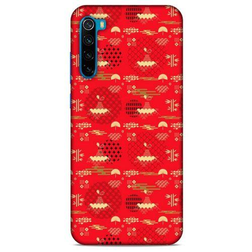 Xiaomi Redmi Note 8T Kılıf Japonya (1) Kılıfı Sarı Kırmızı