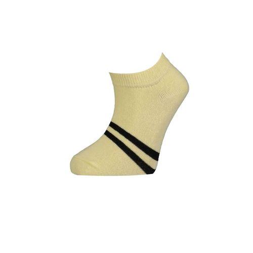 Bibaby Bibaby Biorganic Çizgili 2'Li Yaş Patik Çorap 68429 Sarı