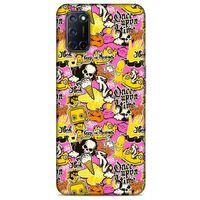 Graffitix (40) Desenli Silikon Kapak Oppo A52 Kılıf