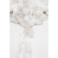 Beyaz Şerit Ponpon 1,5cm