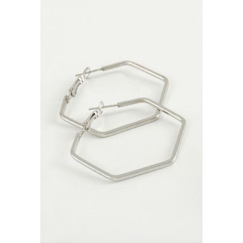 Beşgen Halka Küpe 4 cm