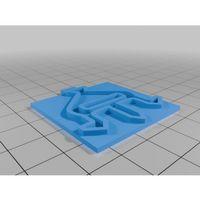 Turk Symbols Ewer Kolye Ucu 3D Baskı (Bu ürün Sadece Plastik parçadır - Almadan Önce Soru Sorabilirsiniz)