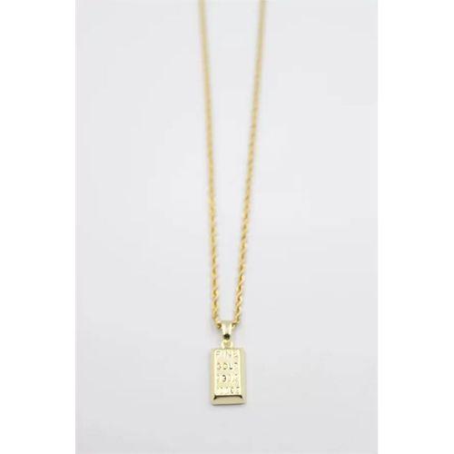 Külçe Altın Kolye - Altın