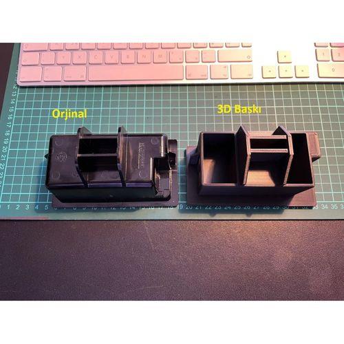 BMW E46 Arka Küllük Peltor interkom Montaj Plastiği ABS Baskı 00532