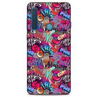 Graffitix (8) Desenli Silikon Kapak Samsung Galaxy A9 2018 Kılıf