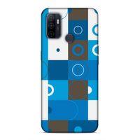 Huawei P40 Uyumlu Kılıf Insomnia (27) Tasarımlı Kılıf Mavi Beyaz