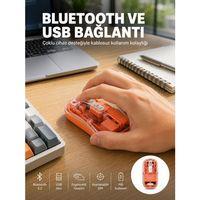 Kablosuz Bluetooth Mouse Şık Ve Sessiz Ofis Tasarımı Yeni Nesil