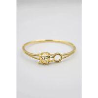 Taşlı Vip Bilezik - Altın