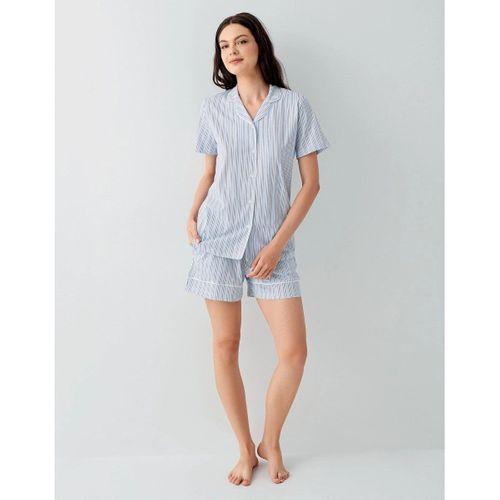 Arnetta 3601-s Kadın Gömlek Pijama Şort Takım