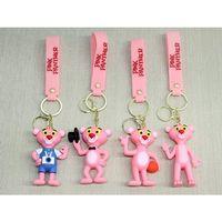 Pembe Panter Silikon Anahtarlık Alk4271