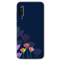 Potkal Hediye Fabrikası Xiaomi Mi 9 SE Kılıf HD Desen Baskılı Arka Kapak - Çizim Çiçekleri