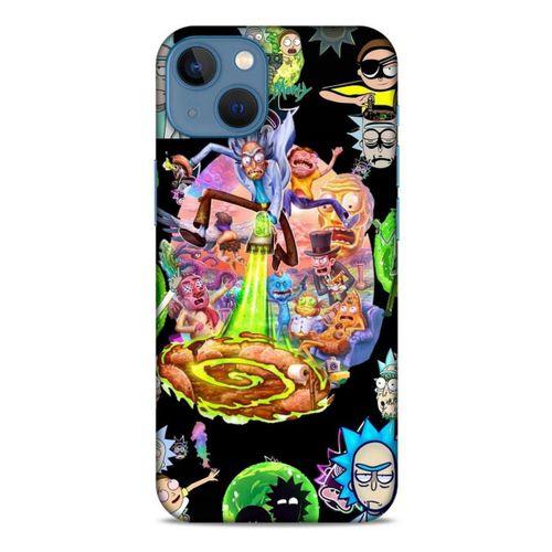 Apple iPhone 13 Mini Uyumlu Kılıf Rick And Morty (39) Liquid Crystal Kılıf Shadow Council