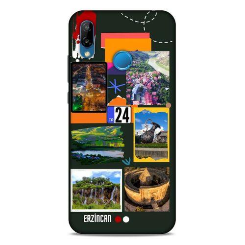 Lopard Huawei P20 Lite Uyumlu Kılıf Şehirli ※ (24) Erzincan Darbe Emici Kılıf