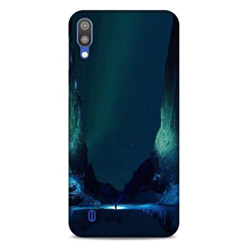 Lopard Samsung Galaxy M10 Uyumlu Kılıf Gece'S (13) Silikon Kap Yeşil