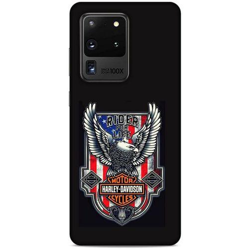 Samsung Galaxy S20 Ultra Uyumlu Kılıf Motorsiklet (7) Telefon Kılıfı Harley Davidson