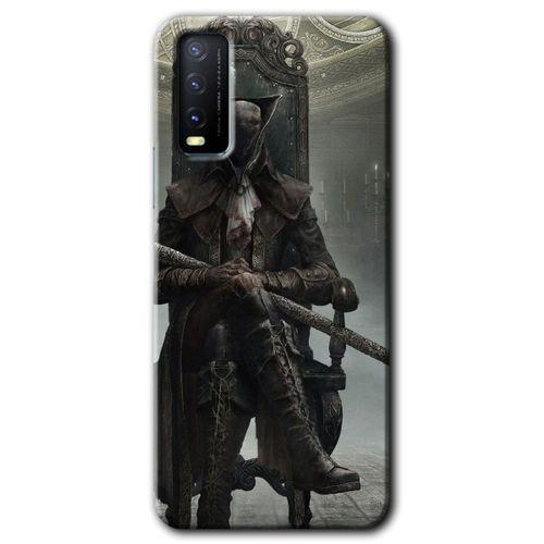 Vivo Y20 Kılıf HD Desen Baskılı Arka Kapak - Bloodborne Hunters