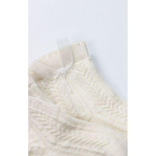 Bistyle Bistyle Fiyonklu Penye Soket Çorap 2li 10150 Naturel