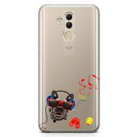 Huawei Mate 20 Lite Kılıf Entel Köpek Arka Kapak Koruma Desenli Full Koruyucu