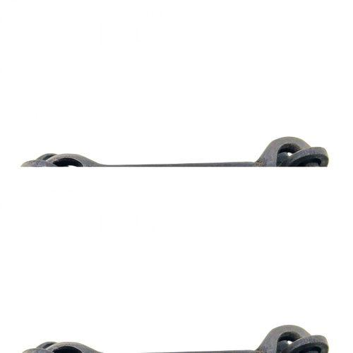 Antika Tarz Dekoratif Pirinç  Çengeli - 13cm, Oksit