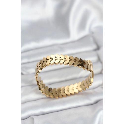 316L Çelik Başak Model Kadın Kelepçe Bileklik