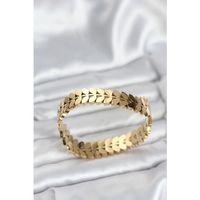 316L Çelik Başak Model Kadın Kelepçe Bileklik