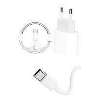 15/pro/pro Max 25w İos Uyumlu Hızlı Şarj Aleti Adaptörlü Beyaz