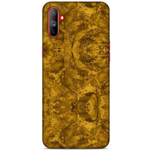 Mermer Desenli (20) Tema Koruyucu Kılıf Bronz Oppo Realme C3 Kılıf