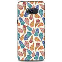 Samsung Galaxy S8 Plus Kılıf Desenli Özel Seri Tüyler (36) Glitter Kılıf