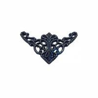 Dekoratif Köşe Süsü, Köşelik - Küçük, 19x34mm, Eskitme, 100 Adet