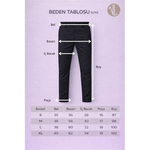 Paraşüt Kumaş Regular Fit Düğmeli Fermuarlı Düz Paça Günlük Erkek Pantolon - Siyah