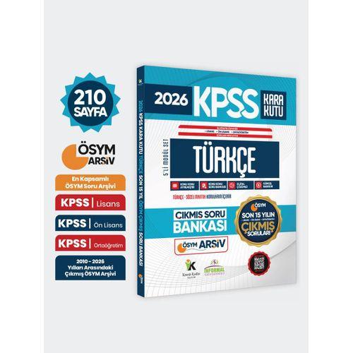 2026 FULLKPSS Lisans-Önlisans-Ortaöğretim Türkçe’nin Kara Kutusu ÖSYM Çıkmış Soru Bankası Son 15 Yıl