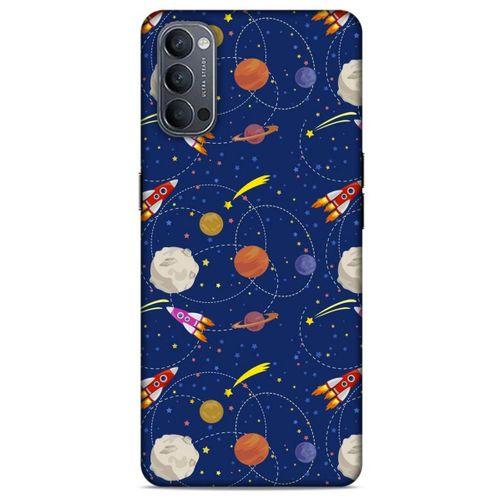 Oppo Reno 4 Uyumlu Kılıf Mavi Delisi (24) Darbe Emici Kılıf Tesla