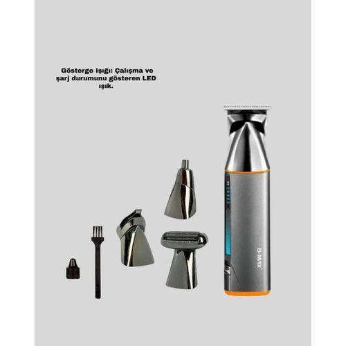 Şarjlı 9’u 1 Arada Çok Amaçlı Erkek Bakım Seti Yıkanabilir Başlıklar