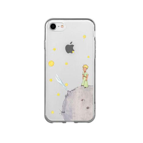iPhone SE Küçük Prens Desenli Premium Şeffaf Silikon Kılıf