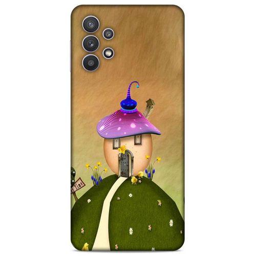 Lopard Samsung Galaxy A32 Uyumlu Kılıf Manipülasyon ☻ (28) Arka Kapak Desenli